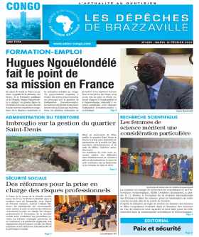 Cover Les Dépêches de Brazzaville - 4189 