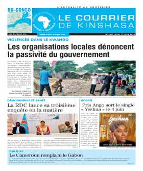 Cover Le Courrier de Kinshasa - 4517 