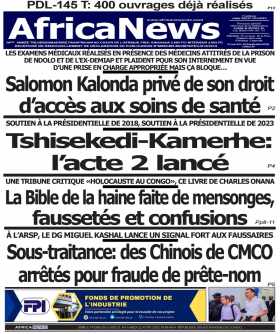 Cover Africa News RDC - 2285 