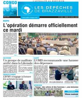 Cover Les Dépêches de Brazzaville - 4492 