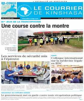 Cover Le Courrier de Kinshasa - 4551 