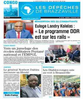 Cover Les Dépêches de Brazzaville - 4438 