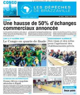 Cover Les Dépêches de Brazzaville - 4502 