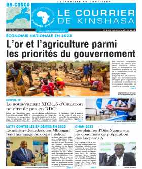 Cover Le Courrier de Kinshasa - 4415 