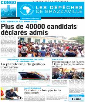 Cover Les Dépêches de Brazzaville - 4551 