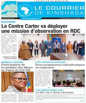 Cover Le Courrier de Kinshasa - 4600 