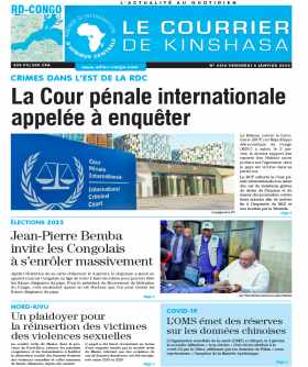 Cover Le Courrier de Kinshasa - 4416 