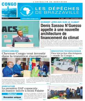 Cover Les Dépêches de Brazzaville - 4587 