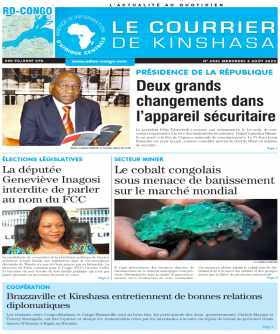 Cover Le Courrier de Kinshasa - 4561 