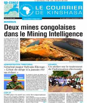 Cover Le Courrier de Kinshasa - 4374 