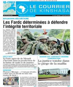 Cover Le Courrier de Kinshasa - 4413 
