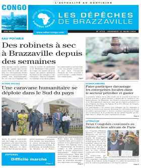 Cover Les Dépêches de Brazzaville - 4718 