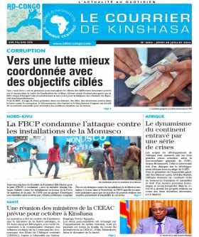 Cover Le Courrier de Kinshasa - 4302 