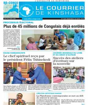 Cover Le Courrier de Kinshasa - 4493 