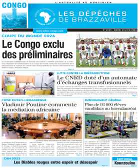 Cover Les Dépêches de Brazzaville - 4530 