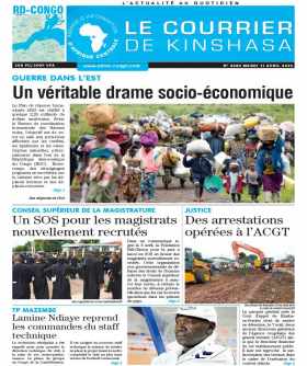 Cover Le Courrier de Kinshasa - 4482 