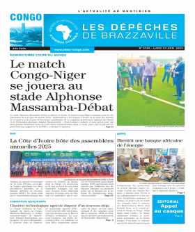 Cover Les Dépêches de Brazzaville - 4765 