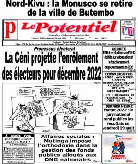 Cover Le Potentiel - 8395 