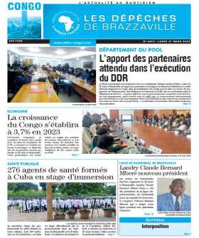 Cover Les Dépêches de Brazzaville - 4472 