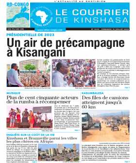Cover Le Courrier de Kinshasa - 4293 