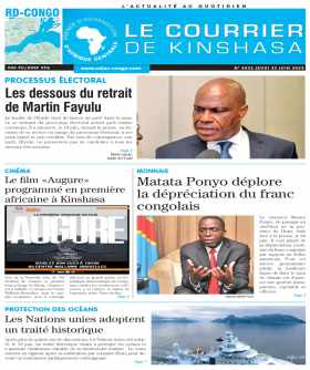 Cover Le Courrier de Kinshasa - 4532 