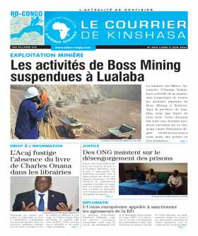 Cover Le Courrier de Kinshasa - 4519 