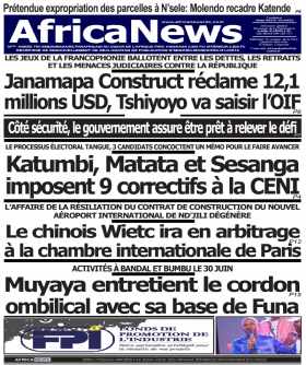 Cover Africa News RDC - 2265 
