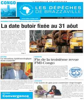 Cover Les Dépêches de Brazzaville - 4553 