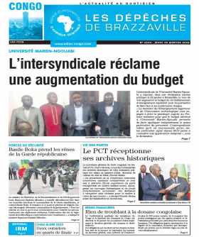 Cover Les Dépêches de Brazzaville - 4430 