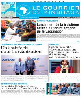 Cover Le Courrier de Kinshasa - 4535 