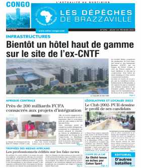 Cover Les Dépêches de Brazzaville - 4196 