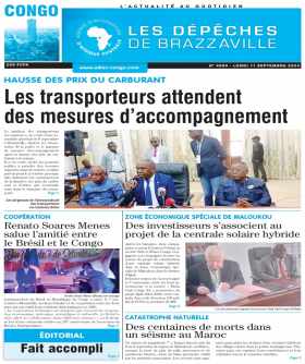 Cover Les Dépêches de Brazzaville - 4589 