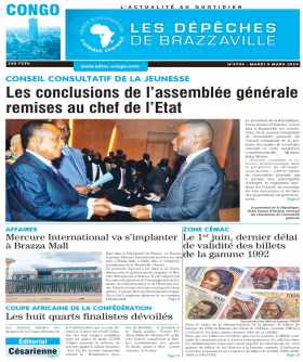 Cover Les Dépêches de Brazzaville - 4705 