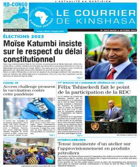 Cover Le Courrier de Kinshasa - 4350 
