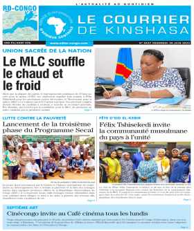 Cover Le Courrier de Kinshasa - 4537 