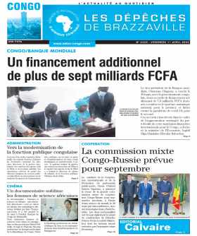 Cover Les Dépêches de Brazzaville - 4222 