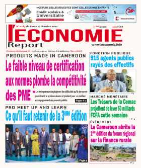 Cover l'Economie Report - 0183 