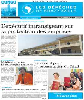 Cover Les Dépêches de Brazzaville - 4613 