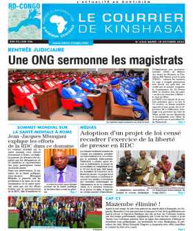 Cover Le Courrier de Kinshasa - 4360 