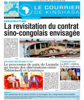 Cover Le Courrier de Kinshasa - 4468 