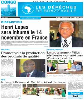 Cover Les Dépêches de Brazzaville - 4632 