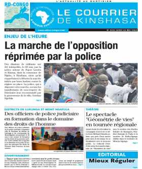 Cover Le Courrier de Kinshasa - 4510 