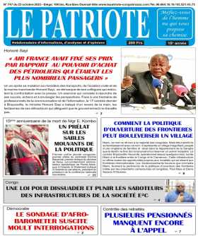 Cover Le Patriote - 747 