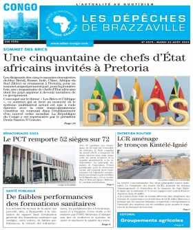 Cover Les Dépêches de Brazzaville - 4575 