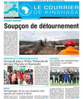Cover Le Courrier de Kinshasa - 4324 