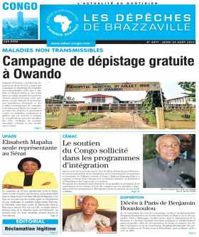 Cover Les Dépêches de Brazzaville - 4577 