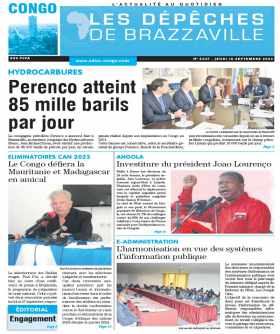 Cover Les Dépêches de Brazzaville - 4337 