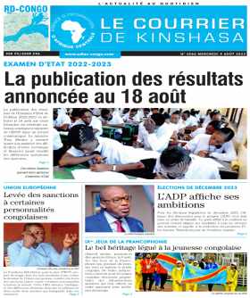Cover Le Courrier de Kinshasa - 4566 