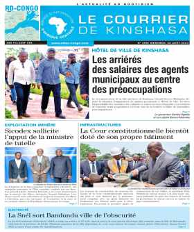 Cover Le Courrier de Kinshasa - 4581 