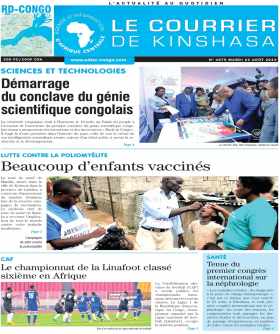 Cover Le Courrier de Kinshasa - 4575 